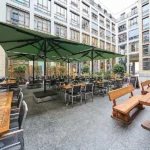 Terrasse vom Hopfenbräu am Brandenburger Tor